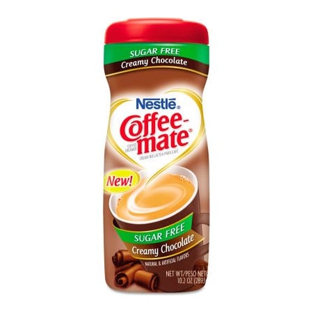 Coffee Mate Coffee mate Non-Dairy Sugar Free Powdered Creamer, Creamy Chocolate, 10.2 oz. 59573